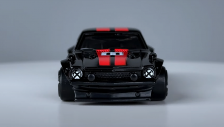 Тематическая Машинка Hot Wheels Custom Ford Maverick Vintage Racing Club 1:64 HRT81/HRV09 Black - Retromagaz, image 5