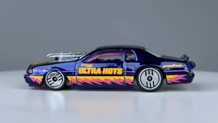 Тематическая Машинка Hot Wheels '86 Ford Thunderbird Pro Stock Ultra Hots 1:64 HDG52/HRX14 Blue - Retromagaz, image 3