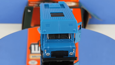 Тематична Машинка Matchbox 1965 Land Rover Series II Forward Control Moving Parts 1:64 FWD28/HVM81 Blue - Retromagaz, image 4