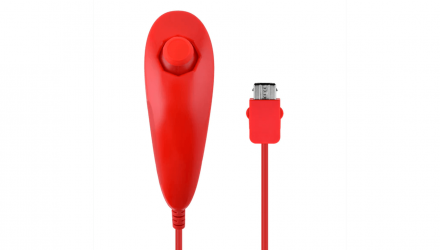 Контролер Дротовий Nintendo Wii RVL-004 Nunchuk Red 1m Б/У - Retromagaz, image 3