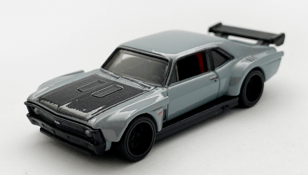 Машинка Premium Hot Wheels Custom '70 Chevy Nova Boulevard 1:64 GRM04 Grey - Retromagaz, image 3