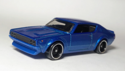 Машинка Базовая Hot Wheels Nissan Skyline 2000 GT-R Then and Now 1:64 FJX88 Blue - Retromagaz, image 2