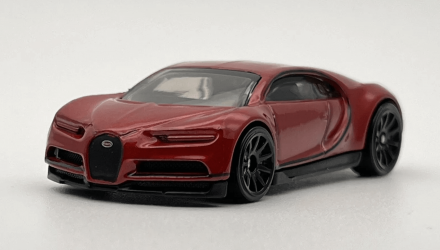 Машинка Базова Hot Wheels '16 Bugatti Chiron Quarter Mile Heroes 1:64 HTB88 Red - Retromagaz, image 1