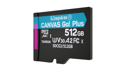 Карта Пам'яті Kingston Canvas Go! Plus UHS-I U3 V30 A2 + SD Adapter 512GB - Retromagaz, image 2