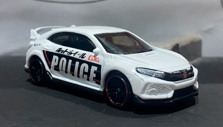 Машинка Базовая Hot Wheels 2018 Honda Civic Type R Rescue 1:64 HKJ21 White - Retromagaz, image 2