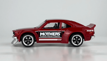 Тематична Машинка Hot Wheels Mazda RX-3 Mothers Speed Graphics 1:64 HRT07 Red - Retromagaz, image 3