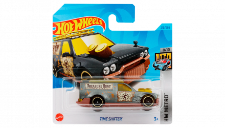 Машинка Базовая Hot Wheels Time Shifter Treasure Hunts Metro 1:64 HKK94 Grey - Retromagaz, image 1