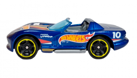 Машинка Базова Hot Wheels Dodge Viper RT/10 Treasure Hunts Race Team 1:64 GHD75 Blue - Retromagaz, image 2