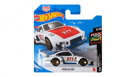 Машинка Базова Hot Wheels Magnus Walker Urban Outlaw Porsche 935 Race Day 1:64 GRX60 White - Retromagaz, image 1