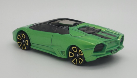 Машинка Базовая Hot Wheels Lamborghini Reventon Roadster Roadsters 1:64 FYD28 Green - Retromagaz, image 6