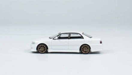 Машинка Premium Tarmac Works VERTEX Toyota Chaser JZX100 Lamley GLOBAL64 1:64 T64G-007-WH White - Retromagaz, image 4