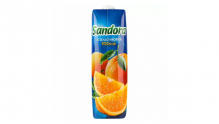 Набір Сік Sandora Апельсиновий 950ml 10шт - Retromagaz, image 1