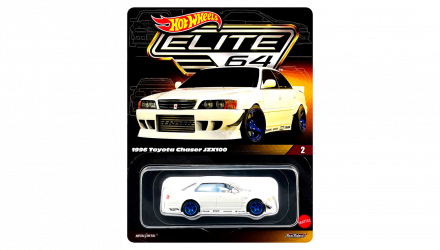 Машинка Premium Hot Wheels 1996 Toyota Chaser JZX100 Elite 64 1:64 HGW10 White - Retromagaz, image 1