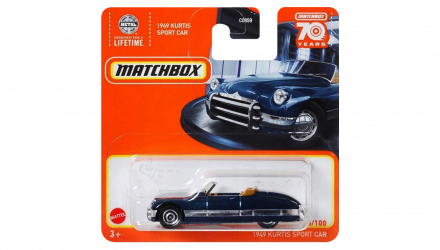 Машинка Большой Город Matchbox 1949 Kurtis Sport Car Showroom 1:64 HLC82 Blue - Retromagaz, image 1