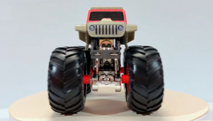 Машинка-Позашляховик Hot Wheels Jurassic Park Jeep Wrangler Monster Truck Freestyle Wreckers 1:64 HLT08 Grey - Retromagaz, image 5