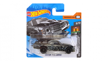 Машинка Базовая Hot Wheels Custom '71 El Camino Dream Garage 1:64 GHC28 Grey - Retromagaz, image 1