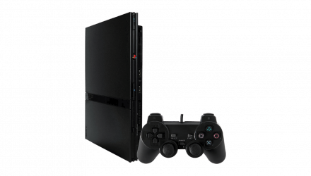 Набор Консоль Sony PlayStation 2 Slim SCPH-7xxx Chip Black Б/У  + Геймпад Беспроводной RMC Новый - Retromagaz, image 1