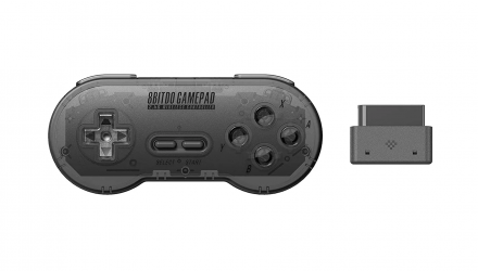 Геймпад Бездротовий 8BitDo SNES SN30 Switch PC 2.4Ghz Trans-Black Новий - Retromagaz, image 2