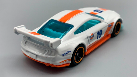 Машинка Базова Hot Wheels Custom '18 Ford Mustang GT Gulf Muscle Mania 1:64 FYF87 White - Retromagaz, image 3