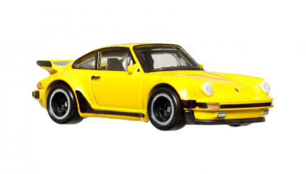 Машинка Premium Hot Wheels Porsche 911 Turbo (930) Boulevard 1:64 GJT68/HKF34 Yellow - Retromagaz, image 6