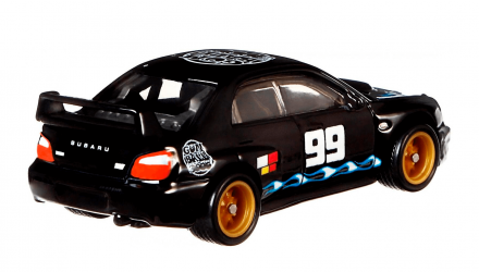 Машинка Premium Hot Wheels Gumball 3000 Subaru Impreza WRX Rep. Entertainment 1:64 FYP66 Black - Retromagaz, image 3