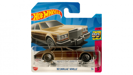 Машинка Базовая Hot Wheels '82 Cadillac Seville The `80S 1:64 HKG85 Tan - Retromagaz, image 1