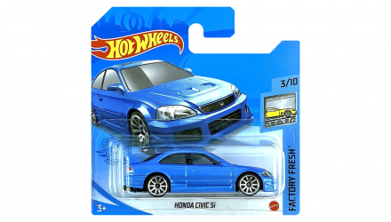 Машинка Базовая Hot Wheels Honda Civic Si Factory Fresh 1:64 GRY27 Light Blue - Retromagaz, image 1