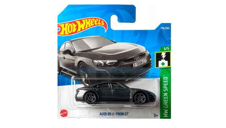 Машинка Базовая Hot Wheels Audi RS E-Tron GT Green Speed 1:64 HCR99 Grey - Retromagaz, image 1