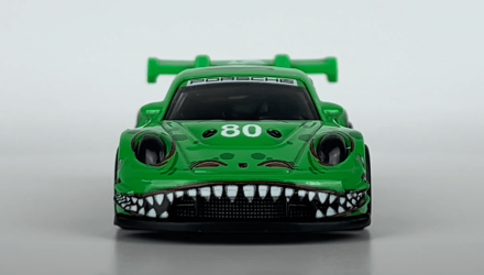 Машинка Premium Hot Wheels "Rexy" Porsche 911 GT3 R (992) Race Day 1:64 HRV72 Green - Retromagaz, image 5