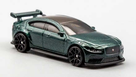 Машинка Базовая Hot Wheels Jaguar XE SV Project 8 Nightburnerz 1:64 GHD14 Green - Retromagaz, image 2