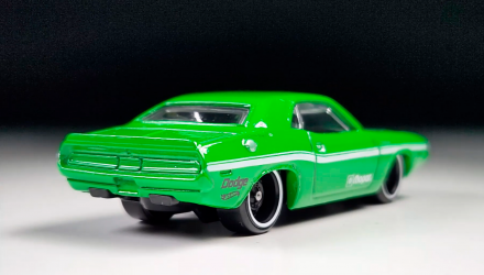 Машинка Базовая Hot Wheels '70 Dodge Hemi Challenger Muscle Mania 1:64 HKJ55 Green - Retromagaz, image 3