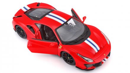 Машинка Bburago Ferrari 488 Pista Race & Play 1:24 Red - Retromagaz, image 4