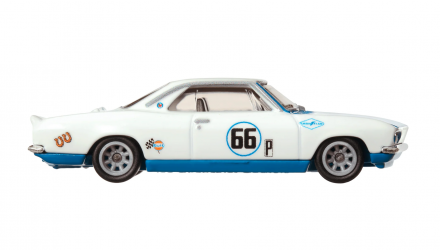 Машинка Premium Hot Wheels '66 Chevrolet Corvair Yenko Stinger Boulevard 1:64 HRT69 White - Retromagaz, image 4