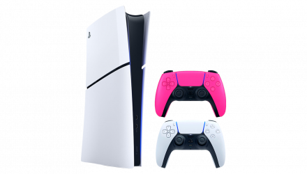 Набор Консоль Sony PlayStation 5 Slim Digital Edition 1TB White Новый  + Геймпад Беспроводной DualSense Pink - Retromagaz, image 1