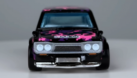 Тематична Машинка Hot Wheels Datsun 510 Wagon Neon Speeders 1:64 HLH72/HRW68 Black - Retromagaz, image 5