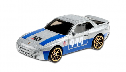 Машинка Базовая Hot Wheels '89 Porsche 944 Turbo Magnus Walker Turbo 1:64 GRY56 Silver - Retromagaz, image 3