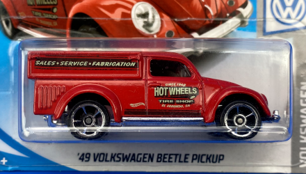 Машинка Базова Hot Wheels '49 Volkswagen Beetle Pickup Volkswagen 1:64 FYF78 Red - Retromagaz, image 2