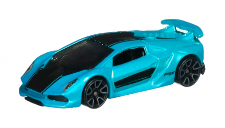 Машинка Базова Hot Wheels Lamborghini Sesto Elemento Exotics 1:64 DHR02 Blue - Retromagaz, image 2