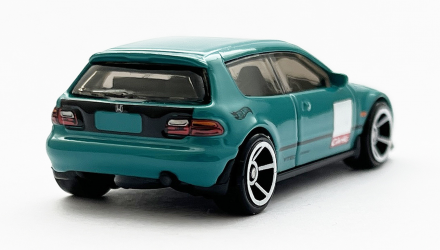 Тематична Машинка Hot Wheels '92 Honda Civic EG Honda 1:64 HDH20 Turquoise - Retromagaz, image 3