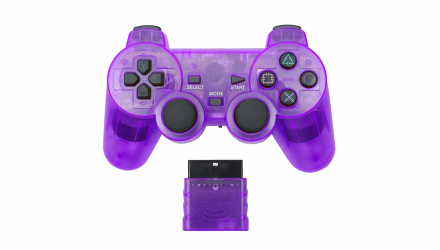 Геймпад Бездротовий RMC PlayStation 2 Purple Новий - Retromagaz, image 1