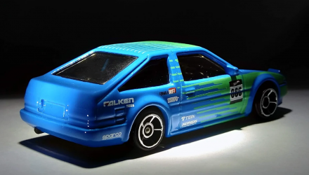 Машинка Базовая Hot Wheels Toyota AE86 Sprinter Trueno Falken Drift 1:64 GTB26 Blue - Retromagaz, image 3