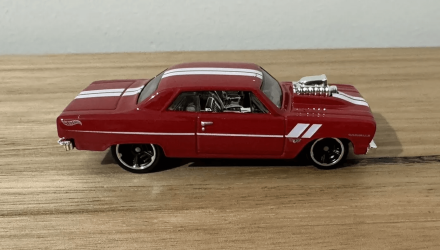 Машинка Базова Hot Wheels '64 Chevy Chevelle SS Muscle Mania 1:64 HTC58 Red - Retromagaz, image 3