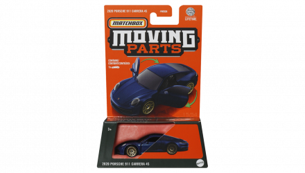 Тематична Машинка Matchbox Porsche 911 Carrera Moving Parts 1:64 FWD28/HVN02 Blue - Retromagaz, image 1