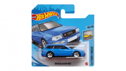 Машинка Базовая Hot Wheels '94 Audi Avant RS2 Factory Fresh 1:64 GRX27 Blue - Retromagaz, image 1