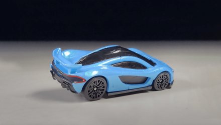 Машинка Базовая Hot Wheels McLaren P1 Quarter Mile Heroes 1:64 HTB85 Blue - Retromagaz, image 2