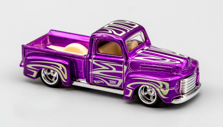 Машинка Базовая Hot Wheels '49 Ford F1 Super Treasure Hunt STH Hot Trucks 1:64 GTD03 Purple - Retromagaz, image 2