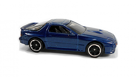 Машинка Базовая Hot Wheels '89 Mazda Savanna RX-7 FC3S J-Imports 1:64 GTC10 Dark Blue - Retromagaz, image 2