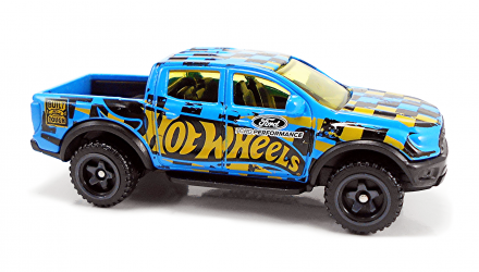 Машинка Базовая Hot Wheels '19 Ford Ranger Raptor Hot Trucks 1:64 FYF09 Blue - Retromagaz, image 3