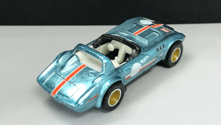 Машинка Базова Hot Wheels Corvette Grand Sport Roadster Super Treasure Hunt STH Race Day 1:64 GTC99 Teal - Retromagaz, image 2