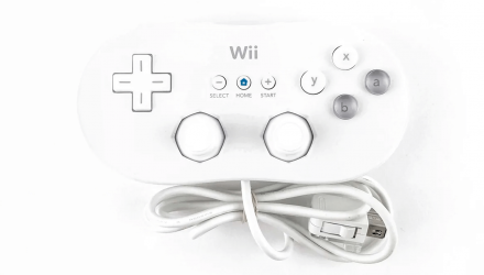 Геймпад Дротовий Nintendo Wii RVL-005 Classic Controller White 1m Б/У - Retromagaz, image 1